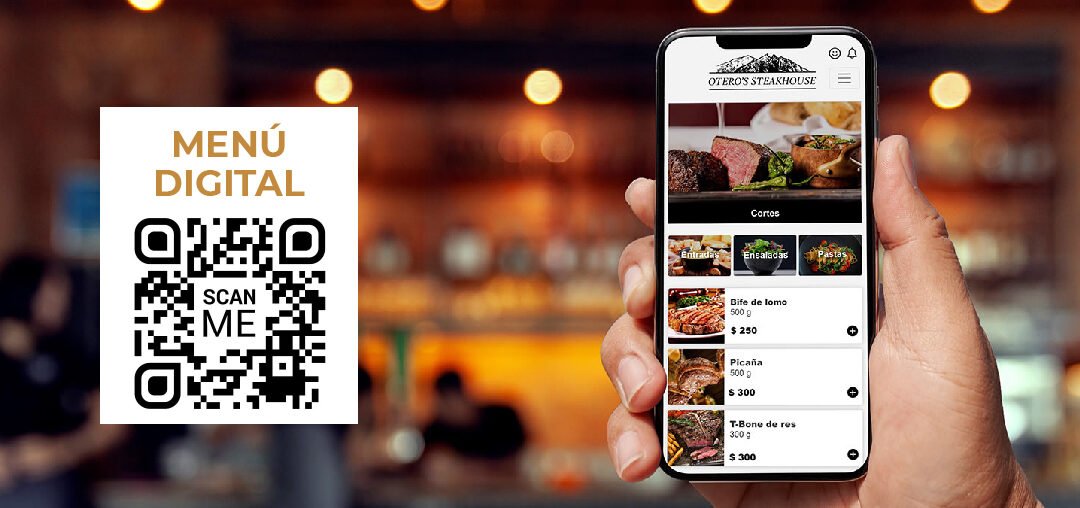 La solución no es cualquier menú en línea, es un menú 100% digital
